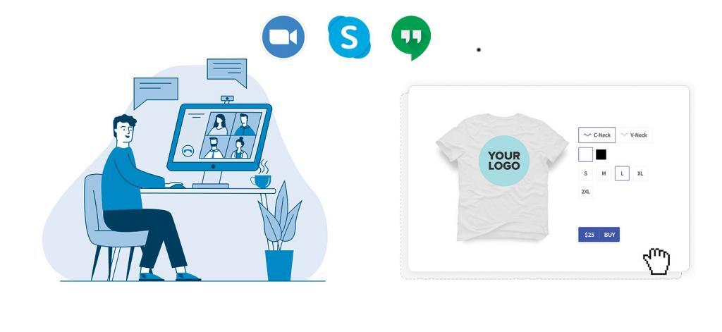 Merch For Video Meetings