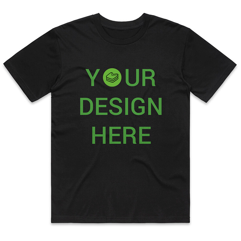 Merch38 Black Custom T-shirt
